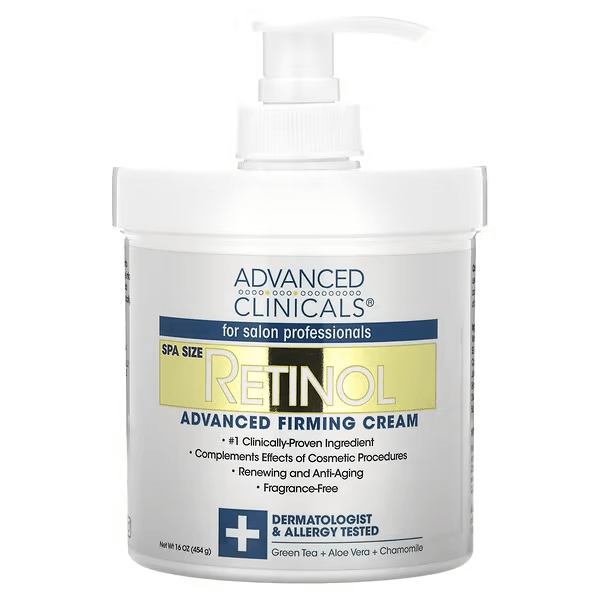 Advanced Clinicals Retinol Body Lotion & Face Moisturizer